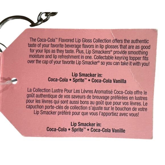 Vintage Lip Smacker COCA-COLA Trio Lip Balm Cane Keychain Gift Set BUBBLE FONT - Picture 8 of 10